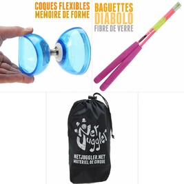 Kit Diabolo Quartz V2 Bleu rose