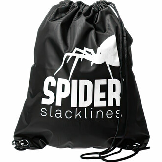 Sac noir Spider Slacklines pour transporter la slakcline
