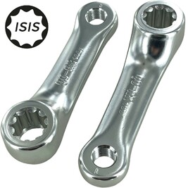 100 mm ISIS aluminium Cranks