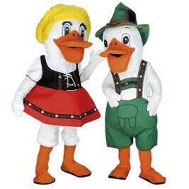Mr & Mrs Duck-mascottes