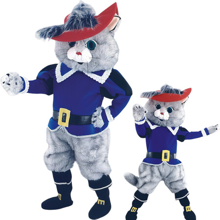 Poes in laarzen mascotte