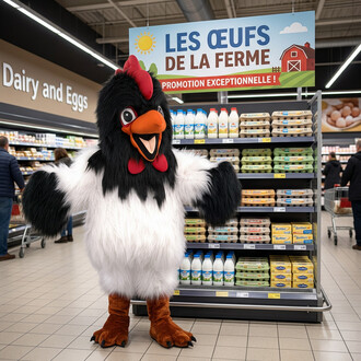 Mascotte Coq