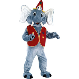 Mascotte Eléphant Clown