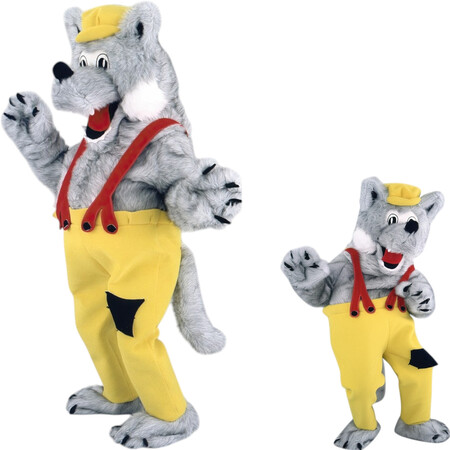 Mascote Pierrot, o Lobo