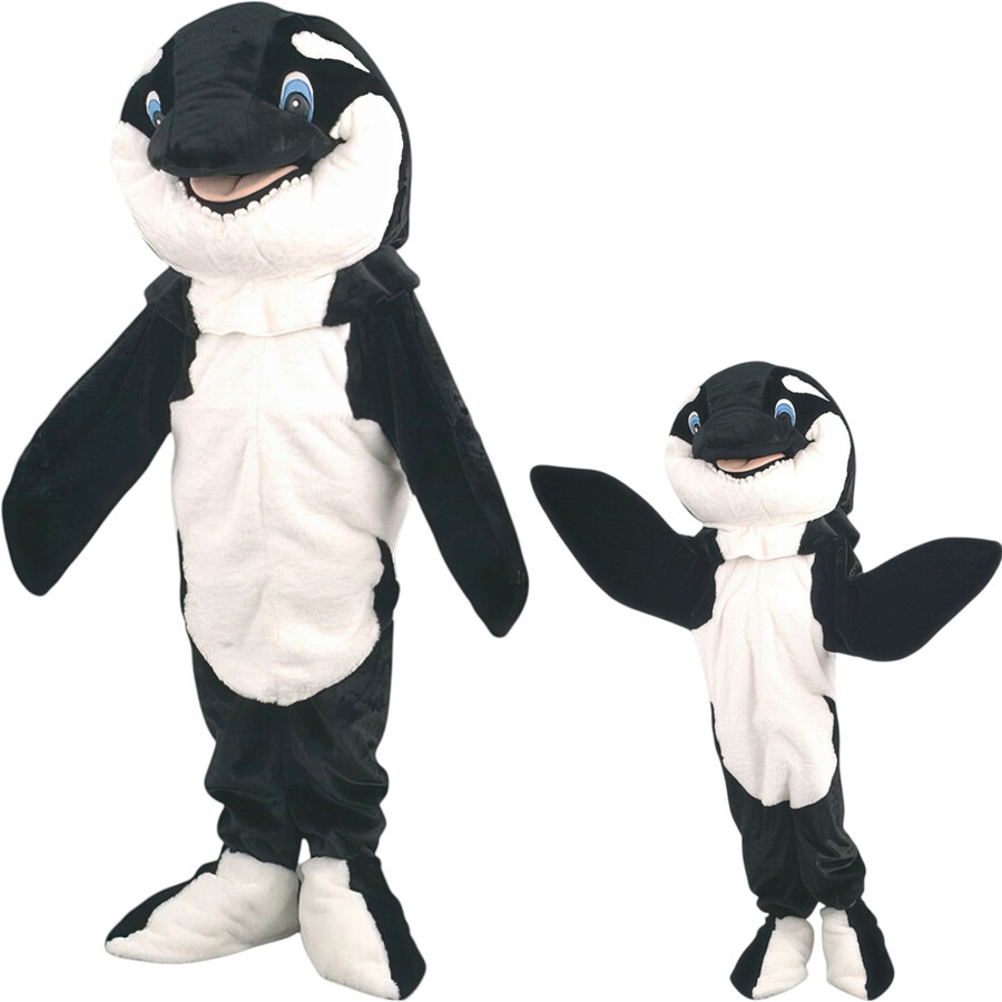 Orca Mascot Costume Machine Washable NetJuggler