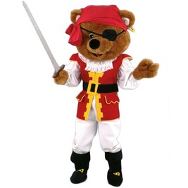 Mascotte Ours Pirate