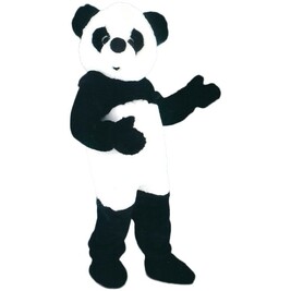 Schattige panda-mascotte