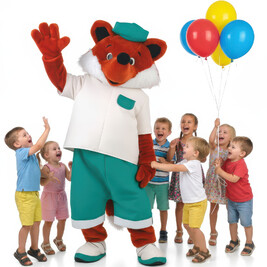 Mascotte Renard Sacripan