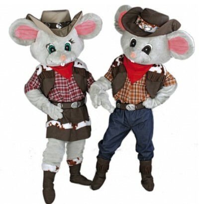 Souris Cowboy et Cowgirl