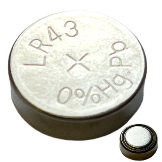 Conjunto de 6 baterias LR43