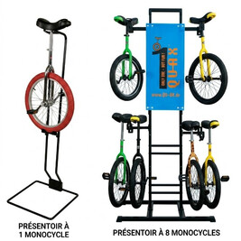 Espositore per monocicli