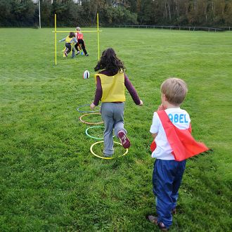 Toddmomy 2 Pièces Non 3 Jeux De Rugby pour Enfants en Plein Air Jouets De  Sport pour Enfants Jouets D'Extérieur pour Enfants Ballons De Football pour